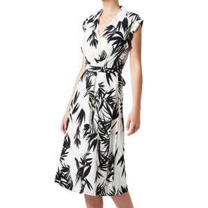 David Lawrence - Mei Tie Front Dress - Australian brand, black and white dress